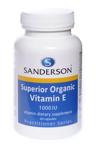 Suurior Organic Vitamin E 10000iu (ရောစပ်ထားသော tocopherols) softgels