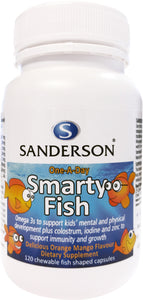 Smarty Fish Omega 3 plus Colostrum, Iodine & Zinc Capsules
